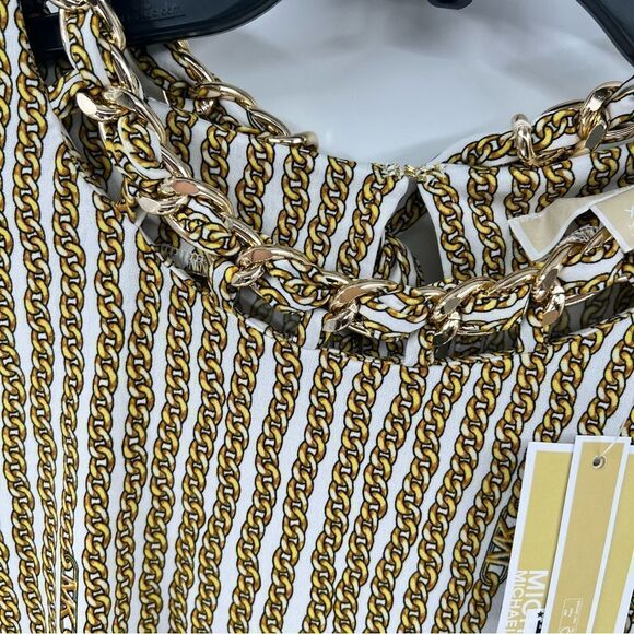 Michael Kors Chain Print Top - Picture 4 of 7
